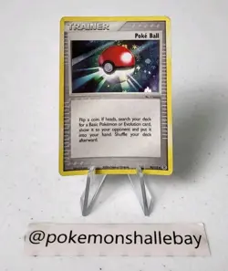 Poke Ball 95/112 - FireRed & LeafGreen *MP* Reverse Holo Pokemon Card - Image 1
