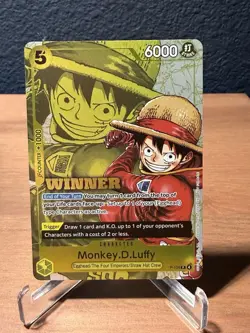 Monkey.D.Luffy (Winner Pack 2026 Vol. 2) P-106 One Piece Promotion Cards Foil - Image 1