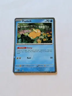 Psyduck 007 Pokemon Card Black Promo Mega Evolution TCG - Image 1