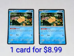 Psyduck 007 Pokemon Card Black Promo Mega Evolution TCG - Image 2
