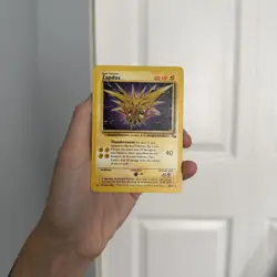 Zapdos 30/62 Fossil Set Non-Holo Pokemon Card WOTC Vintage TCG 1999 - Image 1