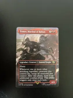 Eomer, Marshal of Rohan (Borderless) Universes Beyond Lord of the Rings Rare 428 - Image 1
