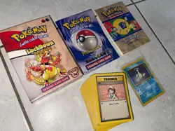 Pokemon Lockdown Theme Deck Set WOTC Vtg Box Set Fossil 1999 TCG Cards Manuals - Image 2