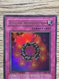 Yu-Gi-Oh! Konami Ring of Destruction IOC-SE3 Invasion of Chaos LE Foil Trap - Image 4