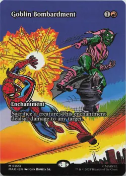 Goblin Bombardment (Borderless) M Marvel Eternal-Legal 23 LP - Image 1