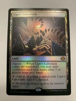 MTG Modern Horizons 3 MH3 Foil Mythic UGIN'S LABYRINTH NM - Image 1