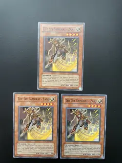 Yugioh The Six Samurai - Zanji STON-EN011 Unlimited Edition Common LP/MP X3 - Image 1