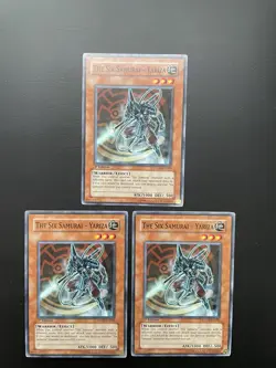 Yugioh The Six Samurai - Yariza STON-EN009 1st Edition Common LP X3 - Image 1