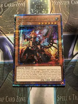 *** FIENDSMITH ENGRAVER *** QUARTER CENTURY SECRET RARE INFO-EN017 YUGIOH! - Image 1