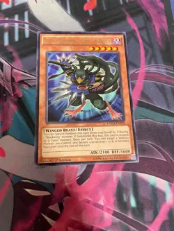 YUGIOH - ASSAULT BLACKWING KUNAI THE DRIZZLE - RARE - 1ST ED - LP - DOCS - Image 1