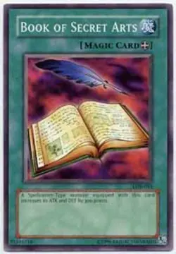 Book of Secret Arts - LOB-043 - Common - Unlimited Edition - Damaged - Image 1