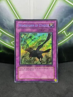 Yugioh Windstorm of Etaqua Secret Rare Limited Edition SOI-ENSE3 NM - Image 1