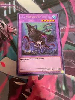 YUGIOH - SEA MONSTER OF THESEUS - SECRET RARE - MP17 - 1ST ED - NM - Image 1