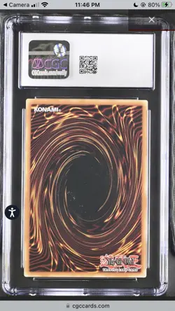 2023 Yugioh Speed Duel SBC1 Dark Magician (Arkana) CGC 10 - Image 2