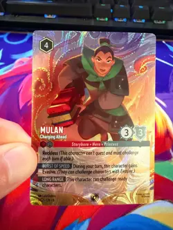 Mulan - Charging Ahead Disney Lorcana DLC Foil Promo 3/C2 EN-8 - Image 1