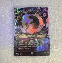 Disney Lorcana TCG Dunbroch Family Tapestry 228/204 Azurite Sea Rare Foil EN - Image 1