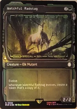 Watchful Radstag (Showcase) Universes Beyond: Fallout Foil - Image 1