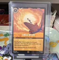 Disney Lorcana Circle of Life 26/204 Action Song Amber Rare EN Cold Foil - Image 1