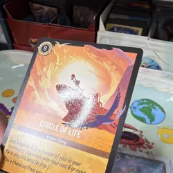 Disney Lorcana Circle of Life 26/204 Action Song Amber Rare EN Cold Foil - Image 3