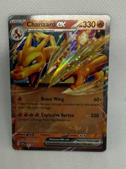 Pokemon Charizard ex SVP 161 Black Star Promo Near Mint Scarlet & Violet - Image 2