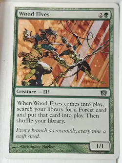 Wood Elves - 8th Edition Core Set - Magic the Gathering MTG Nice! - Image 1