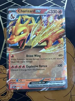 Pokemon Scarlet and Violet Charizard Ex Promo 161 NM - Image 1