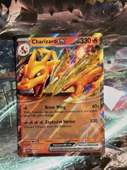 Pokemon TCG Scarlet Violet Promo Cards Charizard EX 161 - Image 1