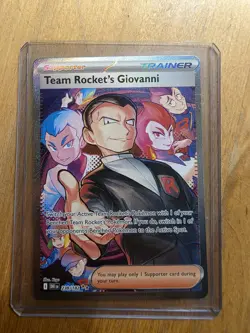 Team Rocket’s Giovanni 238/182 SIR Destined Rivals SV10 NM Pokemon - Image 1