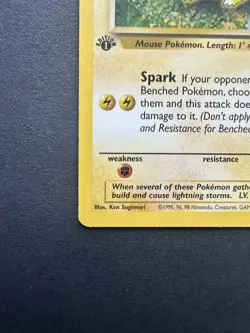 WOTC 1999 Pokemon TCG Pikachu 60/64 Jungle 1st Edition Common Regular 50 HP - Image 3