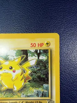 Pikachu Gold W WOTC Stamp 60/64 - 1st Edition WOTC Promo Pokemon TCG Jungle - LP - Image 3