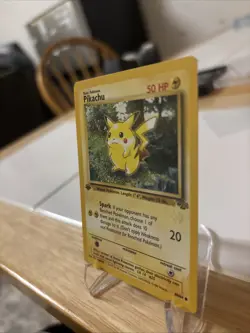 Pokemon TCG Jungle Duelist Pikachu Gold W Stamp 60/64 1st Edition WOTC Promo Lp - Image 3
