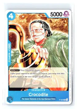 CROCODILE (PROMOTION PACK 2022) P-004 ONE PIECE PROMOTION CARDS NM - Image 1