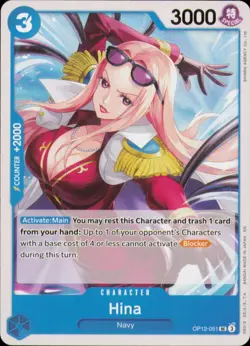 HINA OP12-051 UC LEGACY OF THE MASTER ONE PIECE NM - Image 1