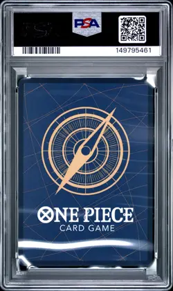 2022 One Piece OP01 EN Dracule Mihawk Alternate Art Errata #070 PSA 10 GEM MINT - Image 2