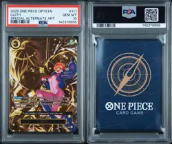 PSA 10 Lilith OP07-111 OP13 SP Parallel Alternate Alt Art One Piece TCG EN - Image 3