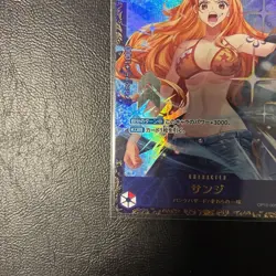 【US Duty Free】One Piece Card Game Sanji OP10-005 Flagship Nami Promo Card - Image 5