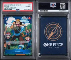 2025 ONE PIECE EB02-EXTRA BOOSTER -ANIME 25TH COLLECTION- #022 USOPP PSA 10 - Image 3