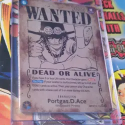 Bandai One Piece CCG Portgas.D.Ace OP13-119 Carrying on His Will Alt Art Holo SR - Image 1