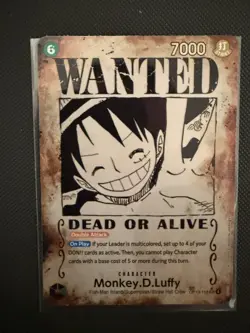 Monkey.D.Luffy SP (Wanted Poster) OP13-118 Carrying On His Will One Piece TCG🔥 - Image 1