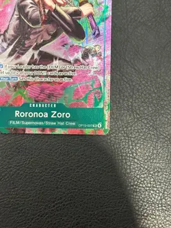 RORONOA ZORO OP13-037 TREASURE RARE ADVENTURES ON KAMI’S ISLAND ONE PIECE ENG - Image 4
