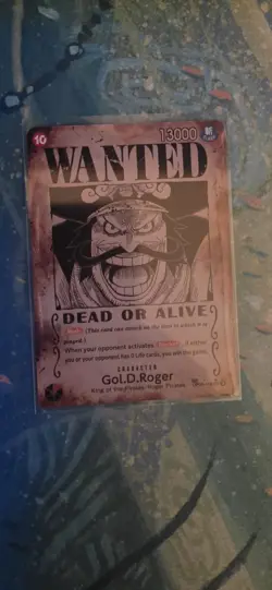 Gol.D.Roger - OP09-118 (SP) (Wanted Poster) - Carrying On His Will (OP13) - - Image 1