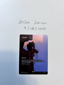 Ponder (0013) (Borderless) MTG Spider-Man Non-Foil - IN HAND - Image 1