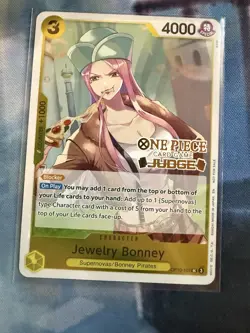 Jewelry Bonney Judge Pack Vol. 7 Foil Stamped One Piece Promo OP10-107 - Image 1