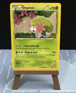 Shaymin XY188 XY Promo Holo with Cosmos Swirl LP - Image 1