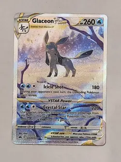 Glaceon VSTAR GG40/GG70 Crown Zenith: Galarian Gallery Holo NM Full Art - Image 1