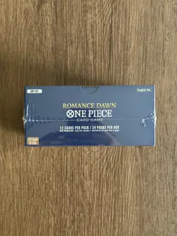Booster Box One Piece TCG Romance Dawn OP-01 ENG Bandai Sealed (WHITE BOTTOM) - Image 2
