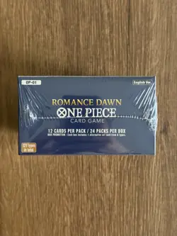 Booster Box One Piece TCG Romance Dawn OP-01 ENG Bandai Sealed (WHITE BOTTOM) - Image 5