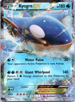 Kyogre Ex XY41 Ultra Rare Black Star Promo Pokemon TCG - Image 1