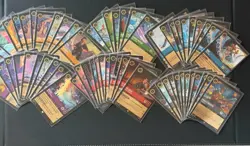 Lorcana Winterspell Cold foil Super Rare/Rare/Common mixed lot of over 600 NM - Image 1