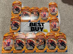 LOT OF 13 Disney Lorcana Wilds Unknown Sleeved Booster Pack SEALED NEW - Image 1